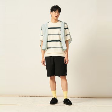 빈폴 젠틀테크 옥스포드 하프 팬츠  블랙 (BC5325C655)