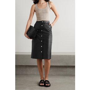 + Net Sustain Lara Recycled Leather Skirt 블랙