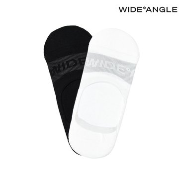 와이드앵글 남성 솔리드 덧버선 삭스 2PCS 양말(WMP25S01)