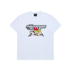 The Powerpuff Girls x acmedelavie logo t-shirts WHITE PPG로고 SSLGPG-WHT