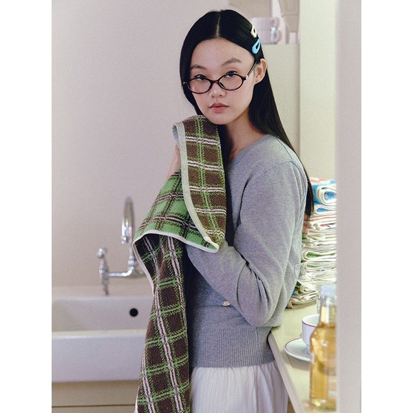 [국내생산] 3P 익스클루시브 콤팩트 코마사 타올_타탄 200g 선물포장