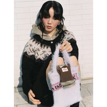 ZOOC 쥬크 루즈핏 하프 자카드 가디건 Z244KSL024