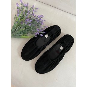 urban suede flat  black