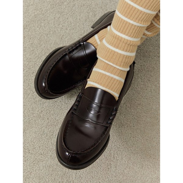 [서지수 PICK] 여성용 소가죽 페니로퍼 HS-304_BROWN