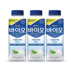 바이오 드링킹 플레인 250ml 3개_냉장