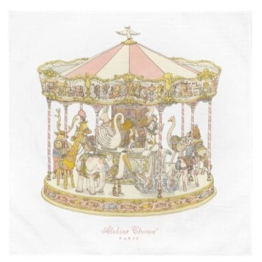 아뜰리에 슈 Carré  Carousel Pink