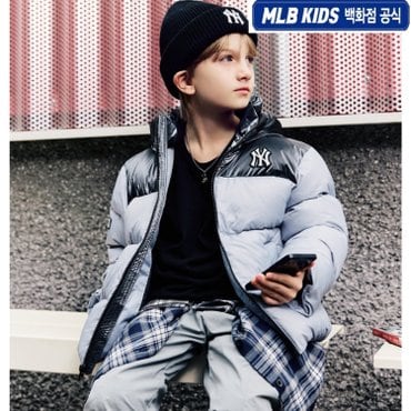 MLB키즈 24년FW [KIDS] 아웃도어 메탈배색 숏다운 7ADJR0446-50GRL