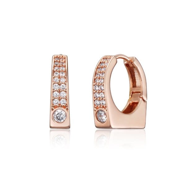 14K 스퀘어 라인 원터치 귀걸이 (gold pin) ELGPEE572