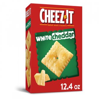  Cheez-It치즈잇  치즈잇  화이트  체다  치즈  크래커  12.4온스