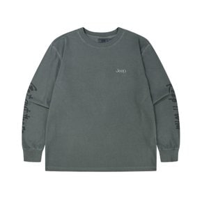 가먼트다잉 소매프린트 긴팔티셔츠 _ JR3TSU035