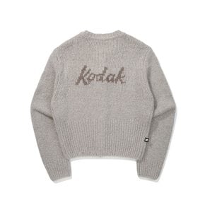 [공식](정상가 : 219,000원) 소프트 울 니트 자카드 가디건 우먼 MELANGE GREY