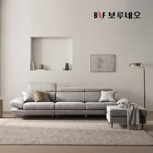 신세계라이브쇼핑 BIF보루네오 디에르 레브 천연통가죽 4인 소파+스툴