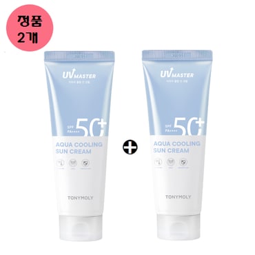 토니모리 (대용량150ml*2개)유브이 마스터 아쿠아 쿨링 선크림+사은품/골드24k 스네일 마스크팩 5매 증정