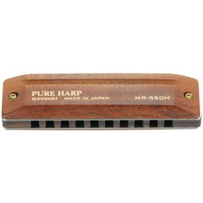 SUZUKI 스즈키 10홀 하모니카 PURE HARP MR-550H D조
