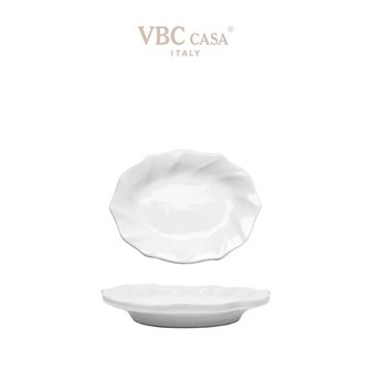 퀴진드마망 VBC까사 인칸토 러플 오벌접시S(15cm) 10514-S