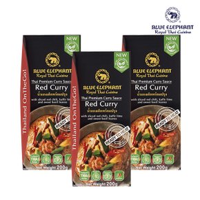 블루엘리펀트 레드커리 소스 200g x 3개