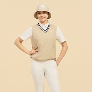 챌린저 여성 V-넥 베이직 골프 베스트