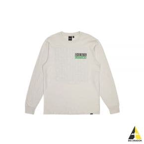 DEUS Tictac Ls Tee (DMP241255-VWH) (틱택 롱슬리브 티)