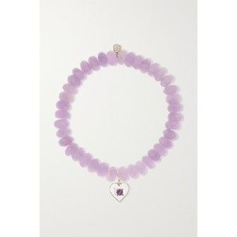 시드니 에반 시드니에반 14k 골드 애미시스트 에나멜 브레이슬릿 1647597292112788