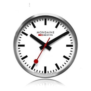 [MONDAINE 몬데인] A990.CLOCK.16SBB 벽시계 25cm