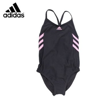  아디다스 여아 girls swim suit 아동 원피스 수영복-E87815