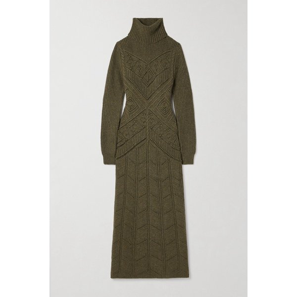 카시미어 터틀넥 맥시 원피스 46376663162922686