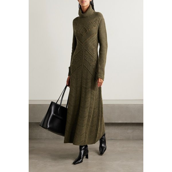 카시미어 터틀넥 맥시 원피스 46376663162922686