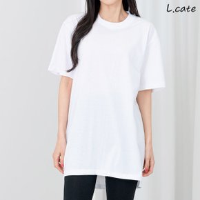 여성 티셔츠 LDZ850 여자 롱 면 반팔티 여성패션