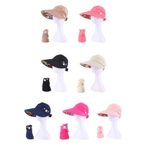 여성 여름 썬캡 자외선 차단 챙 넓은 모자 엄마 중년 ODM-SUNCAP10