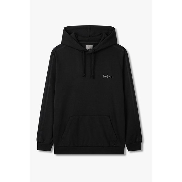 [Y-3 KURO] 스티치 로고 후드 티셔츠 6625320703000