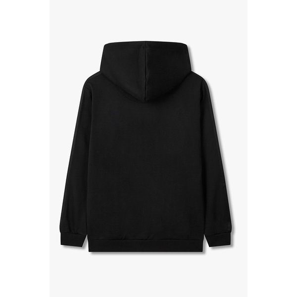 [Y-3 KURO] 스티치 로고 후드 티셔츠 6625320703000