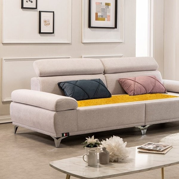 온돌3.5인쇼파 황토흙 패브릭 무료배송 IT221 (무료배송)