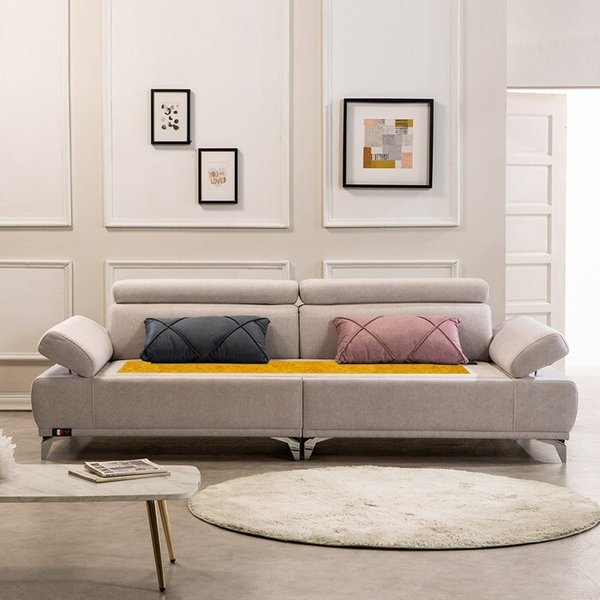 온돌3.5인쇼파 황토흙 패브릭 무료배송 IT221 (무료배송)