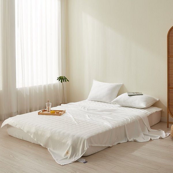 샤르르 쿨리쉬 냉감 여름 홑이불 베개세트 S