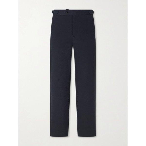 보디 스트레이트 코튼 블렌드 시어서커 팬츠 46376663162957759