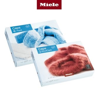 MIELE [Miele 본사] 밀레 세탁기 전용 캡슐 섬유유연제 아쿠아/캡슐 세제 울케어