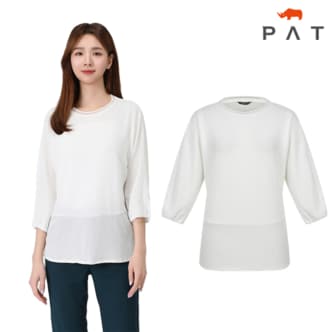 PAT [PAT여성] 여성 모던 루즈 티블라우스_1H45307