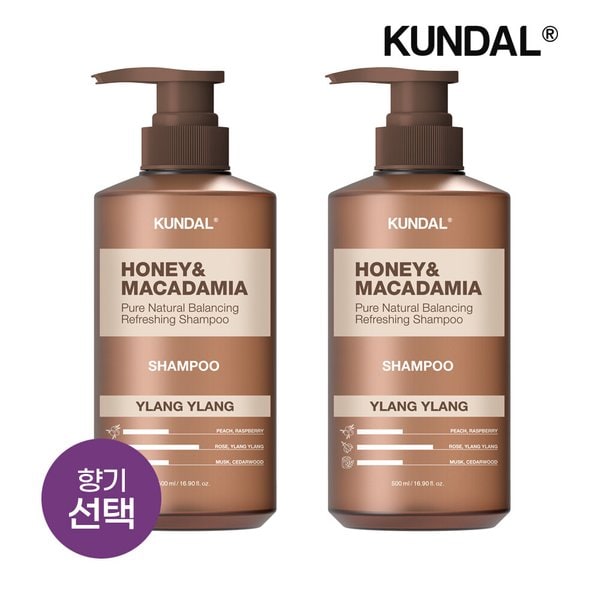 허니 앤 마카다미아 네이처 샴푸 500ml x2개 (선택)
