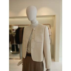 [여주점] 씨씨콜렉트 라운드넥오픈숏트위드자켓E253msf107