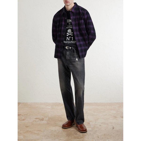 네이버후드 프린트 코튼 티셔츠 46376663163075099