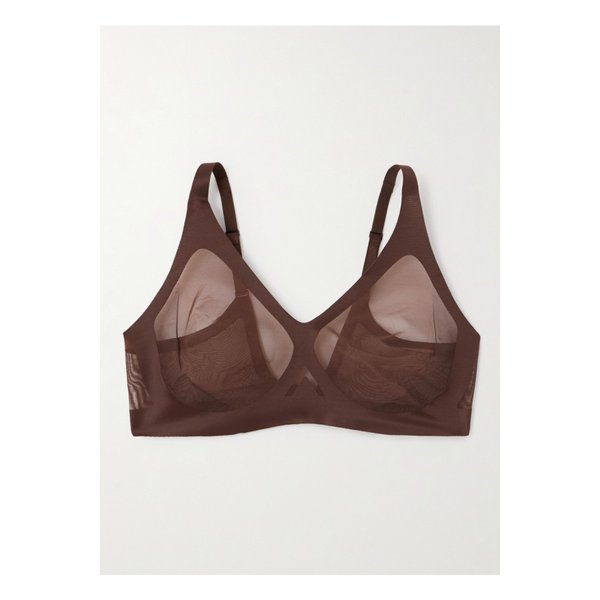 스팽스슈퍼스무스™ 시어센스 스트레치 소프트컵 브라렛 다크 브라운 46376663162835435