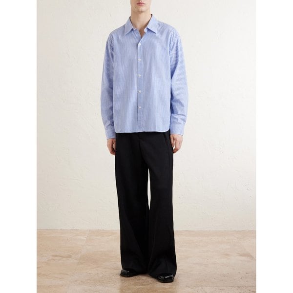 엠에프펜 제너러스 스트라이프 코튼 셔츠 46376663162965549