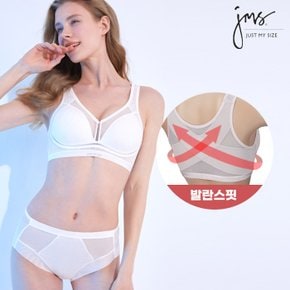 라이크라 밸런스 핏 브라+팬티 아이보리 JMW2N19_T