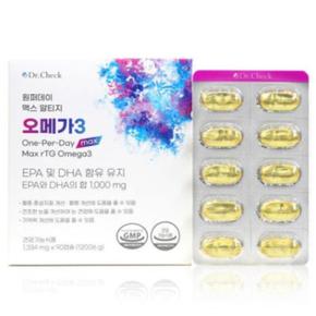 맥스 알티지 오메가3 임산부 예비맘 90캡슐