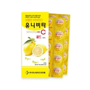 유나이티드인터팜 유니비타C골드 레몬맛 100정