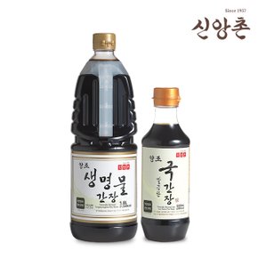 양조 생명물간장 1.8L+국간장500mL