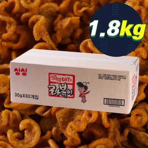 (단무)싱싱 라볶이 30g 60입 /대용량,사탕,쿠키,전병,칩,젤리