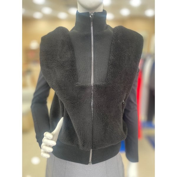 [여주점] 여성 드랍 숄더 플리스 베스트 GQ322LWV93 BLCK