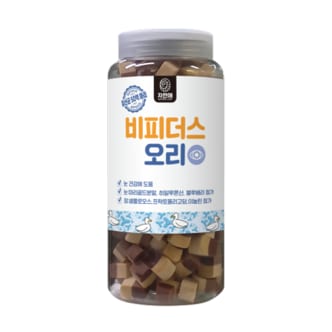 자연애 보틀 간식 유산균 트릿 오리(장+눈) 450g