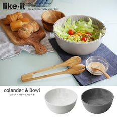 Like it 소프트 코랜더&볼(2P)/쌀볼/야채세척/쌀씻기 쌀대야 쌀바가지/맛있는 밥